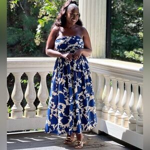 H&M Strapless Maxi Dress